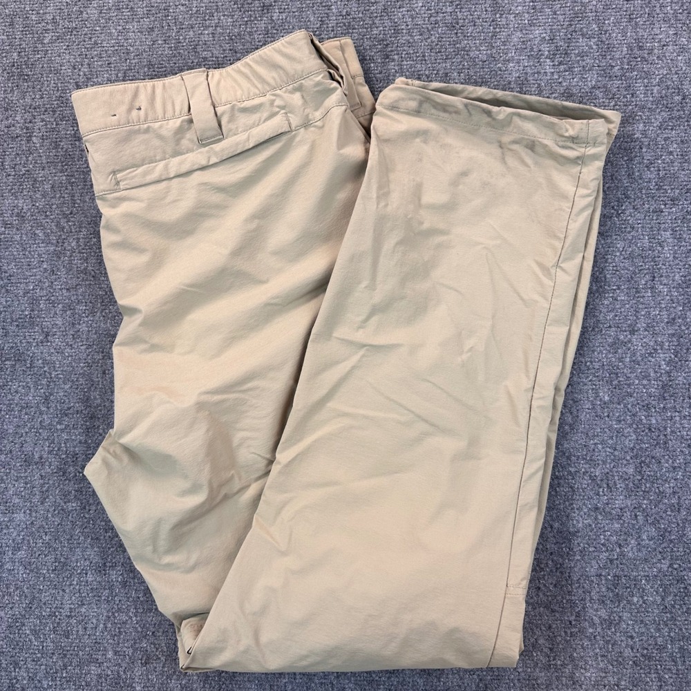 Orvis Insect Shield Performance Convertible Pants Men's 42x32 Beige Outdoor Camp
